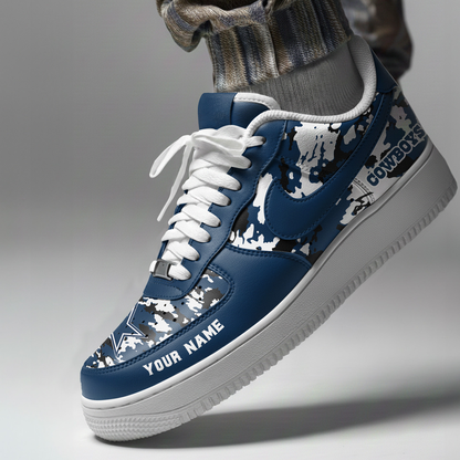 LIMITED EDITION - NEW CUSTOMIZED NFL21 DCB DALLAS COWBOYS AF1 SNEAKERS