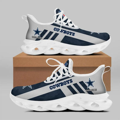LIMITED EDITION - NEW CUSTOMIZED NFL21 DCB DALLAS COWBOYS UNISEX MAX SOUL SHOES