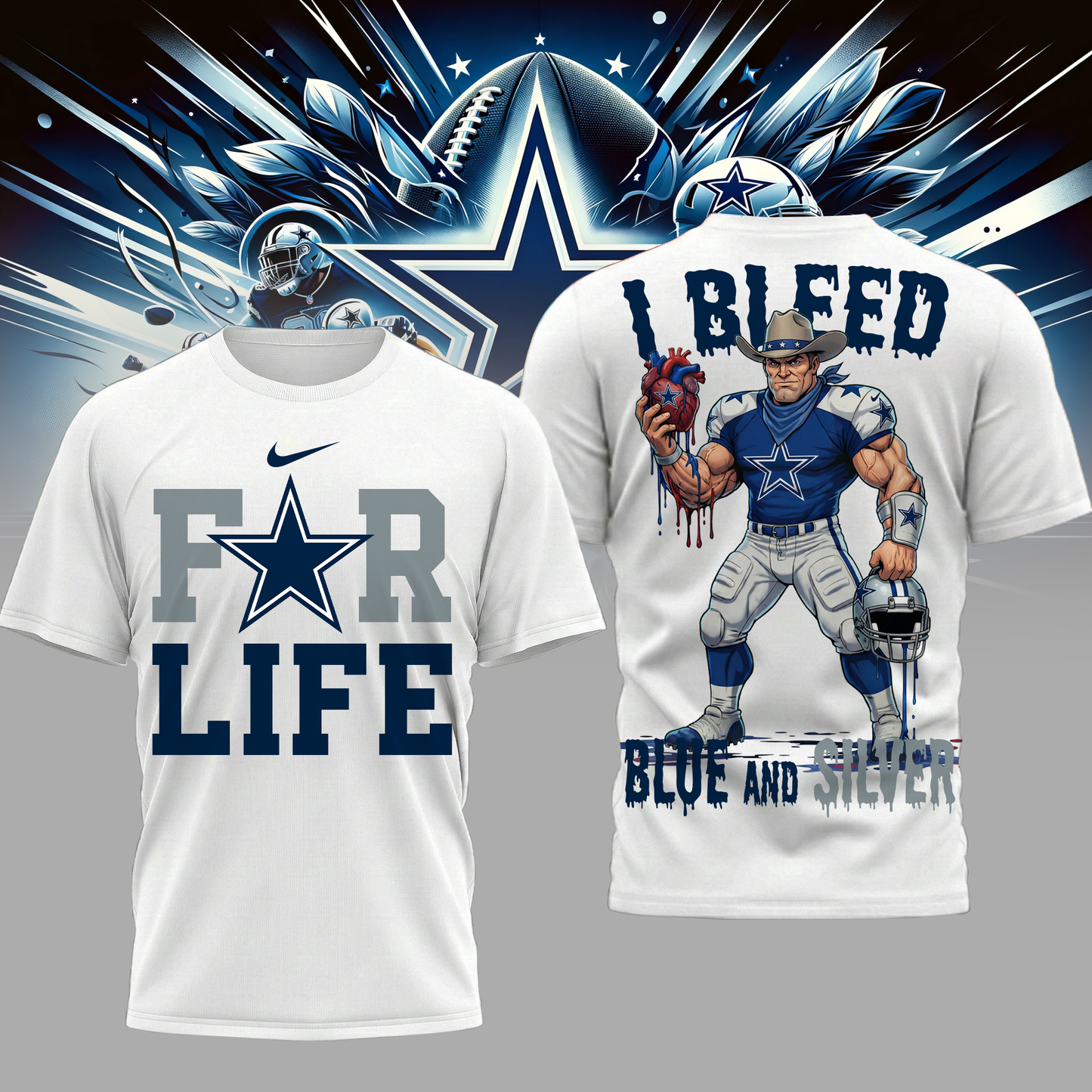LIMITED EDITION - NEW CUSTOMIZED NFL21 DCB DL COWBOYS UNISEX T-SHIRT, POLO & HOODIE