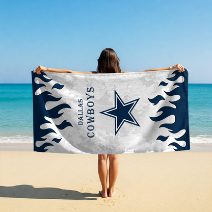 LIMITED EDITION - NEW CUSTOMIZED NFL21 DCB DALLAS COWBOYS BEACH TOWEL FOR FAN
