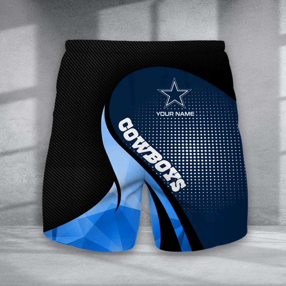 LIMITED EDITION - NEW CUSTOMIZED NFL21 DCB DALLAS COWBOYS POLO, T-SHIRT & SHORT PANTS SET