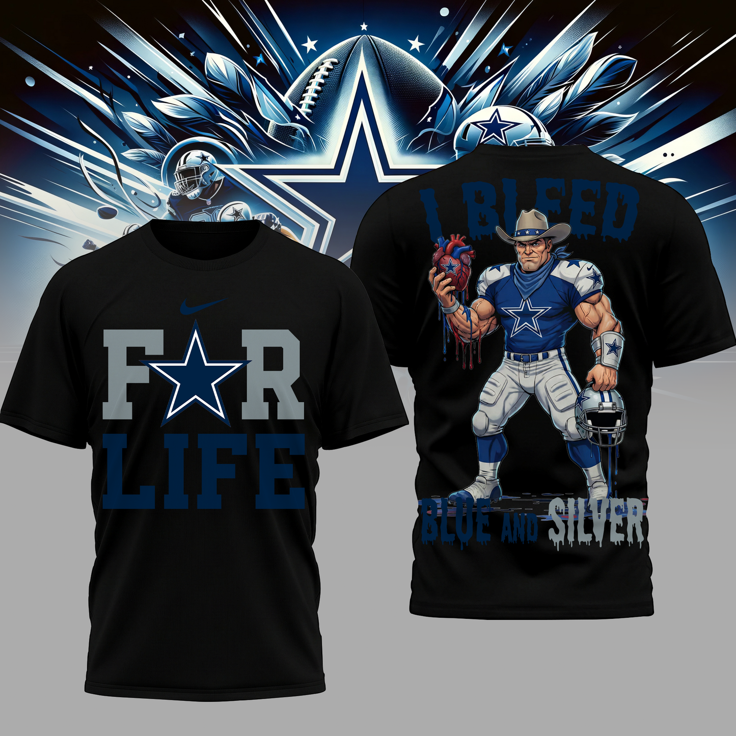 LIMITED EDITION - NEW CUSTOMIZED NFL21 DCB DL COWBOYS UNISEX T-SHIRT, POLO & HOODIE
