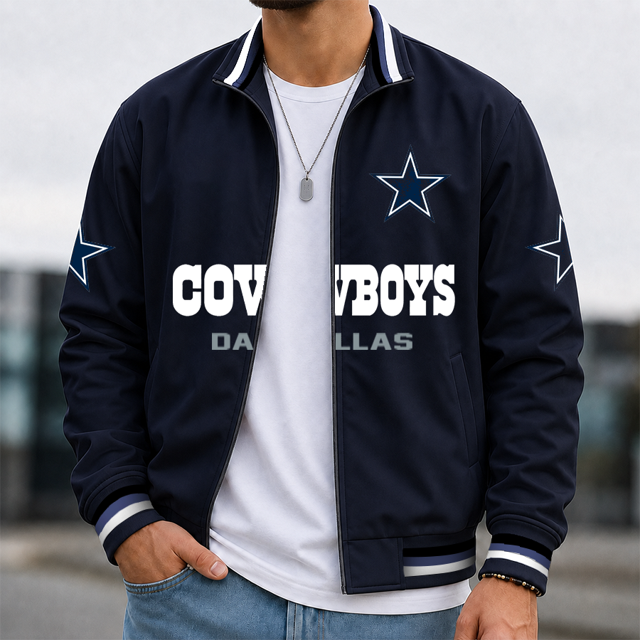 [SPECIAL OFFER] NEW CUSTOMIZED NFL21 DCB DALLAS COWBOYS MEN'S CASUAL JACKET