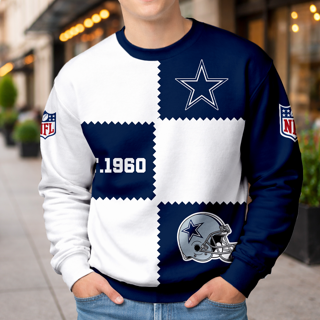 LIMITED EDITION - NEW CUSTOMIZED NFL21 DCB DALLAS COWBOYS UNISEX T-SHIRT, POLO, HOODIE & JACKETS