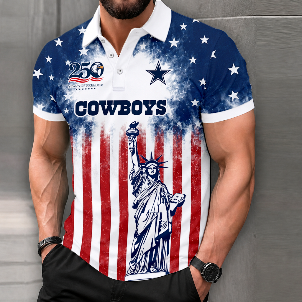 LIMITED EDITION - NEW CUSTOMIZED NFL21 DCB DALLAS COWBOYS POLO SHIRT, ZIP POLO SHIRT & T-SHIRTS