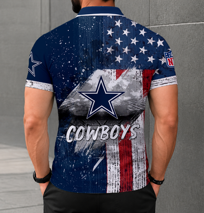 SPECIAL EDITION - NEW CUSTOMIZED NFL21 DCB DALLAS COWBOYS POLO SHIRT