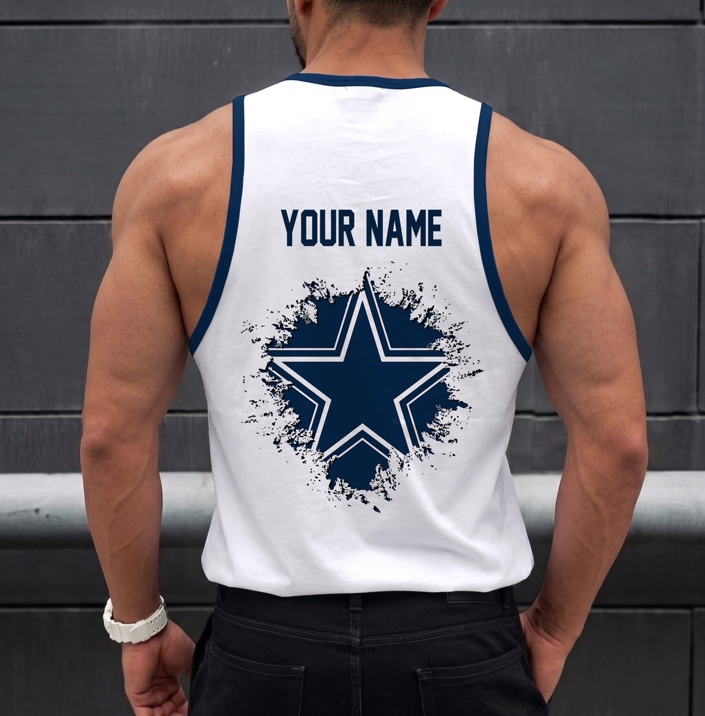 SPECIAL EDITION - NEW CUSTOMIZED NFL21 DCB DALLAS COWBOYS UNISEX TANK TOP