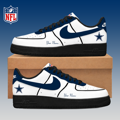 LIMITED EDITION - NEW CUSTOMIZED NFL21 DCB DALLAS COWBOYS AF1 SNEAKERS