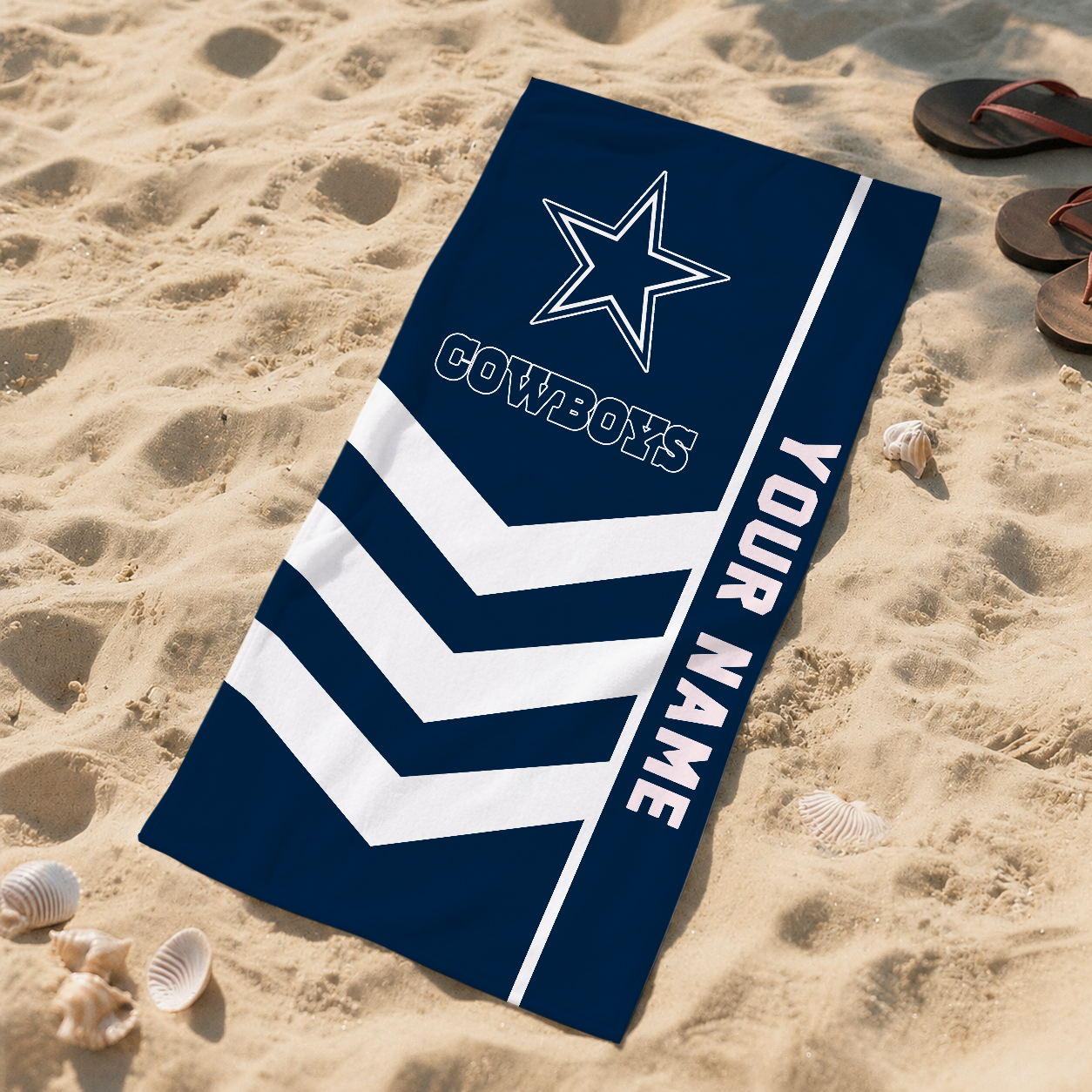 SPECIAL EDITION - NEW CUSTOMIZED NFL21 DCB DALLAS COWBOYS BEACH TOWEL