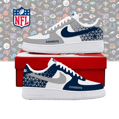 LIMITED EDITION - NEW CUSTOMIZED NFL21 DCB DALLAS COWBOYS AF1 SHOES