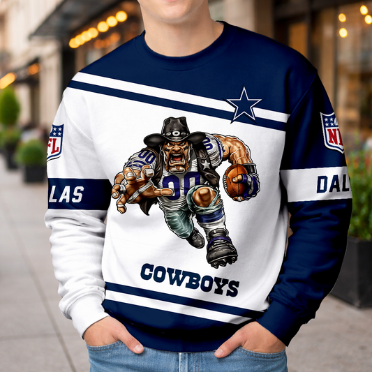 LIMITED EDITION - NEW CUSTOMIZED NFL21 DCB DALLAS COWBOYS UNISEX T-SHIRT, POLO, HOODIE & JACKETS
