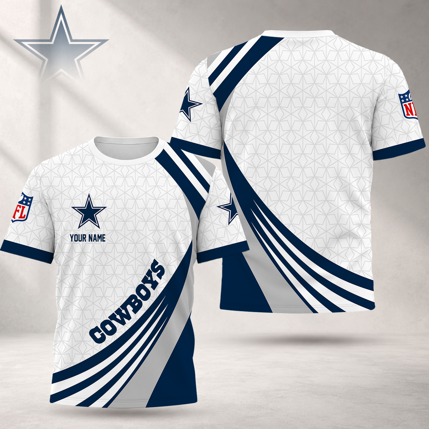 LIMITED EDITION - NEW CUSTOMIZED NFL21 DCB DALLAS COWBOYS T-SHIRT, POLO SHIRT, ZIP POLO SHIRT, SWEATSHIRT, HOODIE & ZIP HOODIE