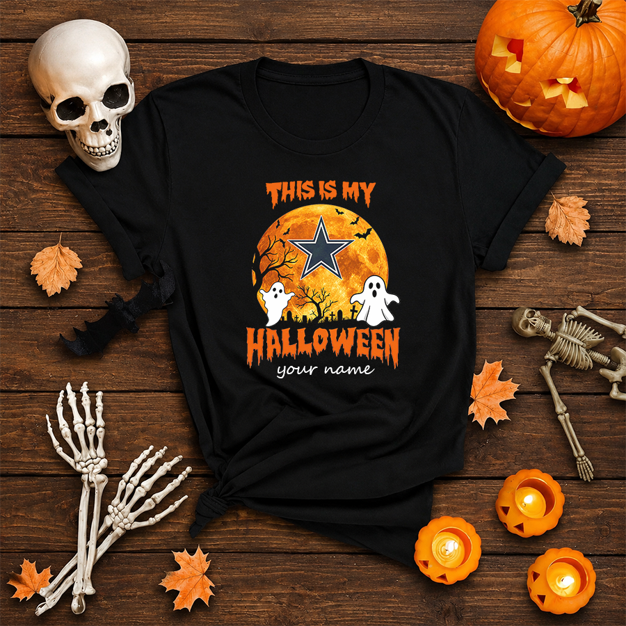 [SPECIAL OFFER] NEW CUSTOMIZED NFL21 DCB DALLAS COWBOYS  HALLOWEEN T-SHIRT, HOODIE & ZIP HOODIE