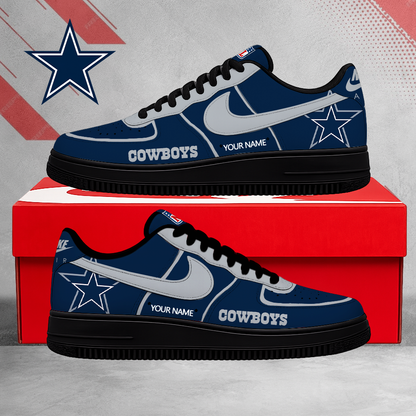 SPECIAL EDITION - NEW CUSTOMIZED NFL21 DCB DALLAS COWBOYS AF1 SHOES