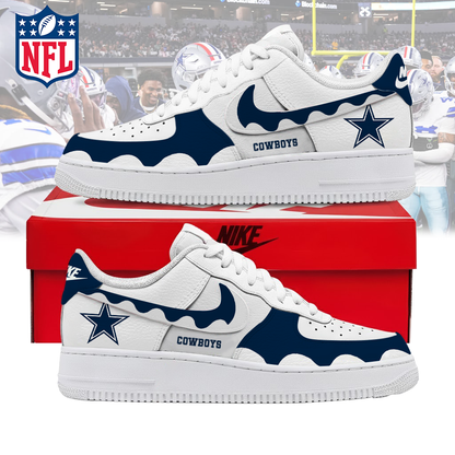 FINAL CLEARANCE - NEW CUSTOMIZED NFL21 DCB DALLAS COWBOYS AF1 SNEAKERS