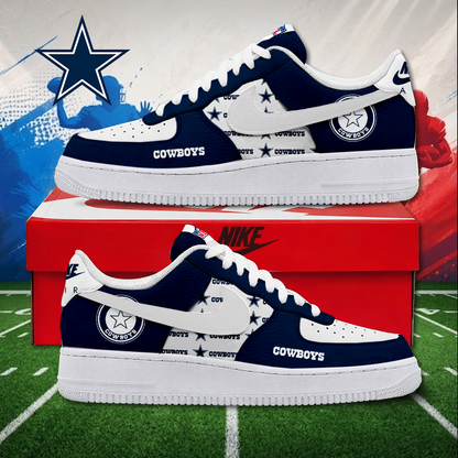 MEGA SALE - NEW CUSTOMIZED NFL21 DCB DALLAS COWBOYS AF1 SNEAKERS