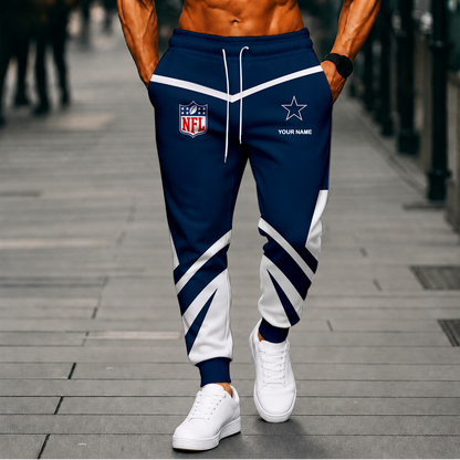 LIMITED EDITION - NEW CUSTOMIZED NFL21 DCB DALLAS COWBOYS SWEATPANTS
