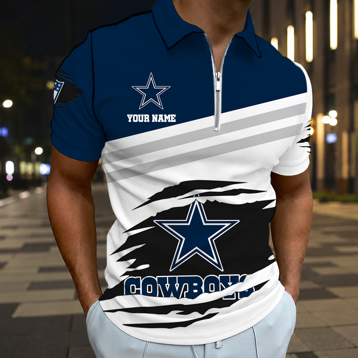 LIMITED EDITION - NEW CUSTOMIZED NFL21 DCB DALLAS COWBOYS T-SHIRT, POLO SHIRT, ZIP POLO SHIRT, SWEATSHIRT, HOODIE & ZIP HOODIE