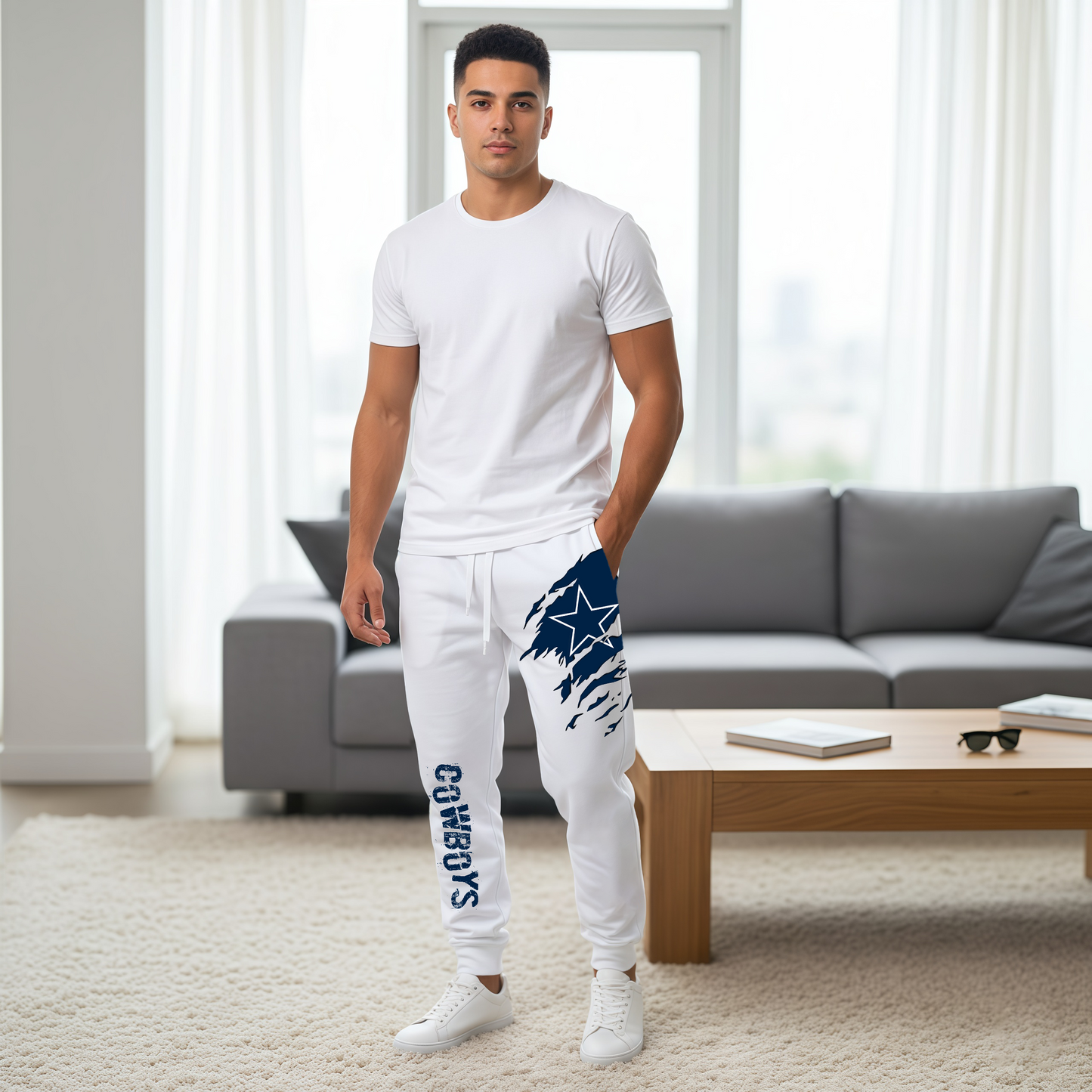 LIMITED EDITION - NEW PERSONALIZED NFL21 DCB DALLAS COWBOYS JOGGERS