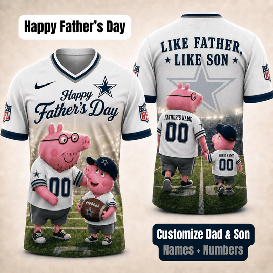 [FATHER'S DAY] NEW CUSTOMIZED NFL21 DCB DALLAS COWBOYS FOOTBALL JERSEY