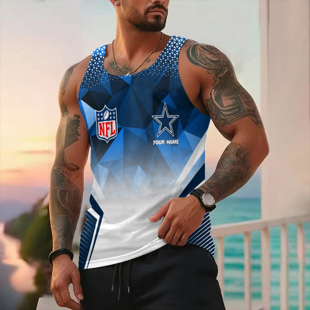 LIMITED EDITION - NEW CUSTOMIZED NFL21 DL COWBOYS UNISEX TANK TOP