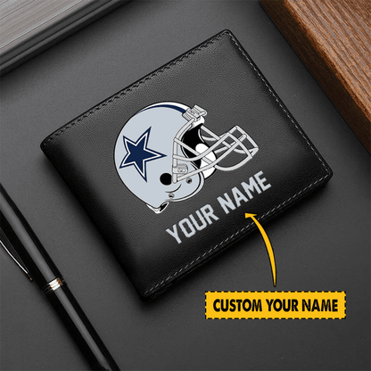 LIMITED EDITION - NEW CUSTOMIZED NFL21 DL COWBOYS LEATHER WALLET