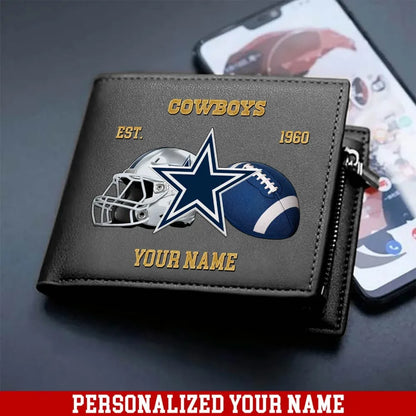 LIMITED EDITION - NEW CUSTOMIZED NFL21 DCB DALLAS COWBOYS LEATHER WALLET