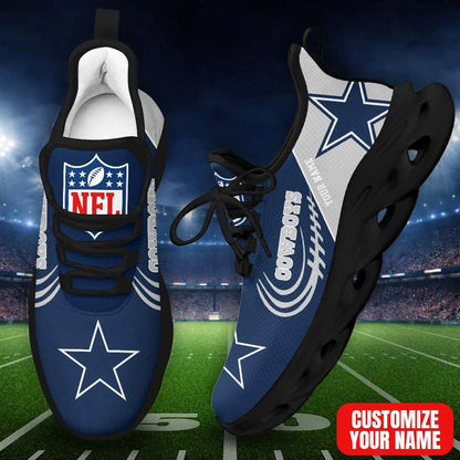 LIMITED EDITION - NEW CUSTOMIZED NFL21 DCB DL COWBOYS PREMIUM CLUNKY SNEAKERS