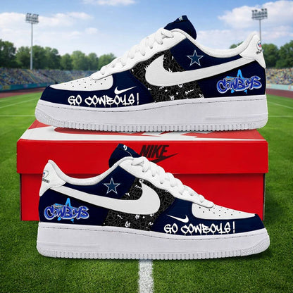 LIMITED EDITION - NEW CUSTOMIZED NFL21 DCB DALLAS COWBOYS AF1 SNEAKERS