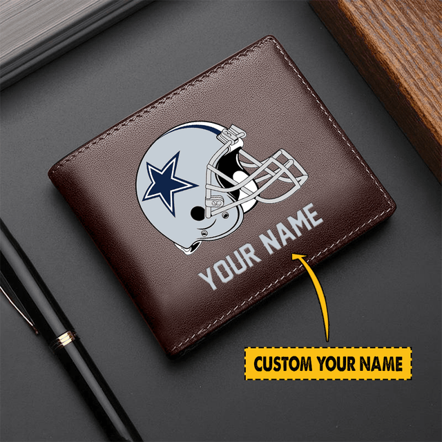 LIMITED EDITION - NEW CUSTOMIZED NFL21 DL COWBOYS LEATHER WALLET