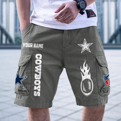 [SPECIAL OFFER] NEW CUSTOMIZED NFL21 DCB DALLAS COWBOYS CARGO SHORTS