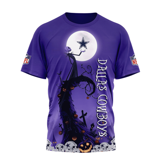 [SPECIAL OFFER] NEW CUSTOMIZED NFL21 DCB DALLAS COWBOYS HALLOWEEN THE NIGHTMARE APPAREL