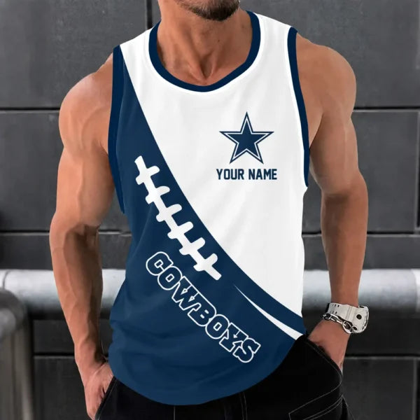 [SPECIAL OFFER] NEW CUSTOMIZED NFL21 DCB DALLAS COWBOYS UNISEX TANK TOP