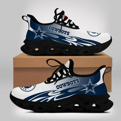 LIMITED EDITION - NEW CUSTOMIZED NFL21 DCB DALLAS COWBOYS UNISEX MAX SOUL SHOES