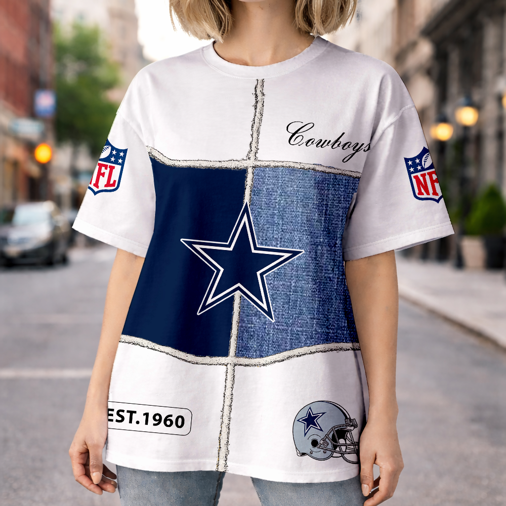 LIMITED EDITION - NEW CUSTOMIZED NFL21 DCB DALLAS COWBOYS UNISEX T-SHIRT, POLO, HOODIE & JACKETS