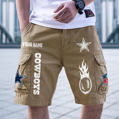 [SPECIAL OFFER] NEW CUSTOMIZED NFL21 DCB DALLAS COWBOYS CARGO SHORTS
