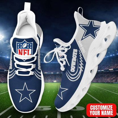 LIMITED EDITION - NEW CUSTOMIZED NFL21 DCB DL COWBOYS PREMIUM CLUNKY SNEAKERS