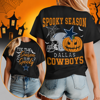 LIMITED EDITION - NEW CUSTOMIZED NFL21 DCB DALLAS COWBOYS  HALLOWEEN T-SHIRT, HOODIE & ZIP HOODIE