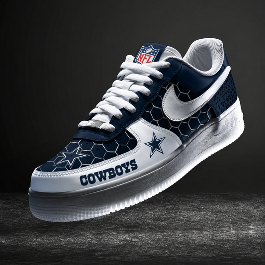 LIMITED EDITION - NEW CUSTOMIZED NFL21 DCB DALLAS COWBOYS AF1 SNEAKERS