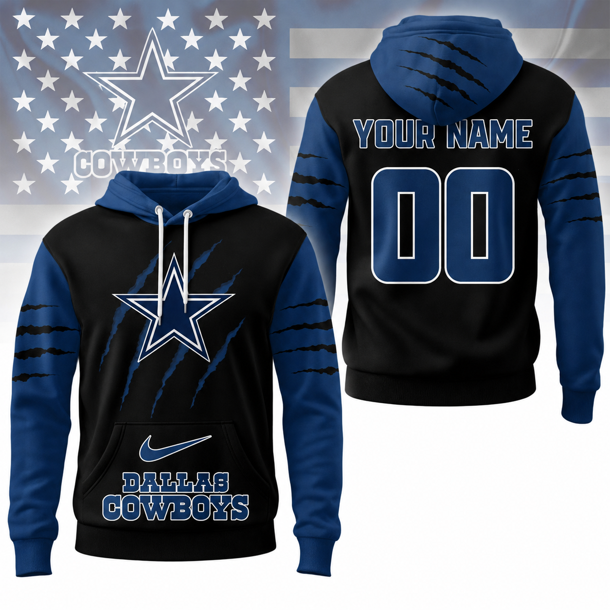 LIMITED EDITION - NEW CUSTOMIZED NFL21 DCB DALLAS COWBOYS T-SHIRT, POLO SHIRT, ZIP POLO SHIRT, SWEATSHIRT, HOODIE & ZIP HOODIE