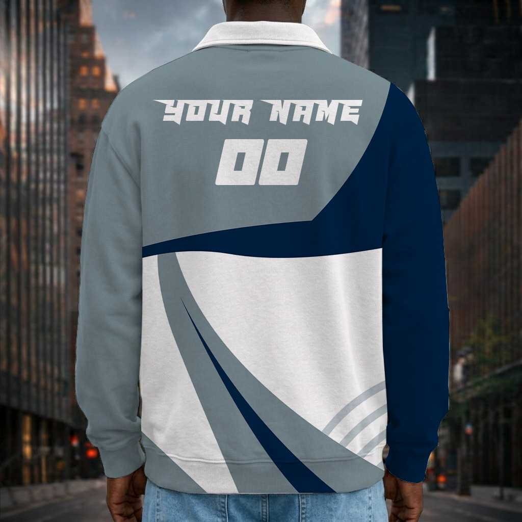 [SPECIAL OFFER] NEW CUSTOMIZED NFL21 DCB DALLAS COWBOYS LONG SLEEVE POLO SHIRT