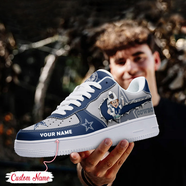 LIMITED EDITION - NEW CUSTOMIZED NFL21 DCB DALLAS COWBOYS AF1 SNEAKERS