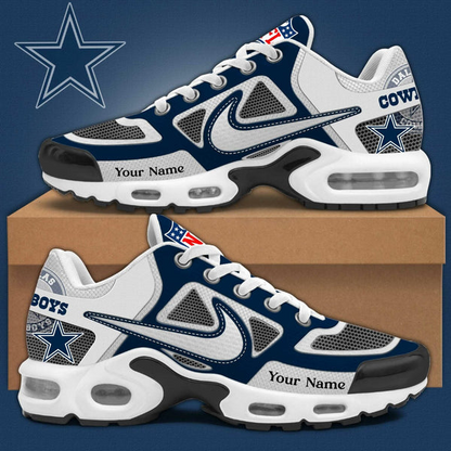LIMITED EDITION - NEW CUSTOMIZED NFL21 DCB DALLAS COWBOYS UNISEX AIR MAX PLUS SNEAKERS