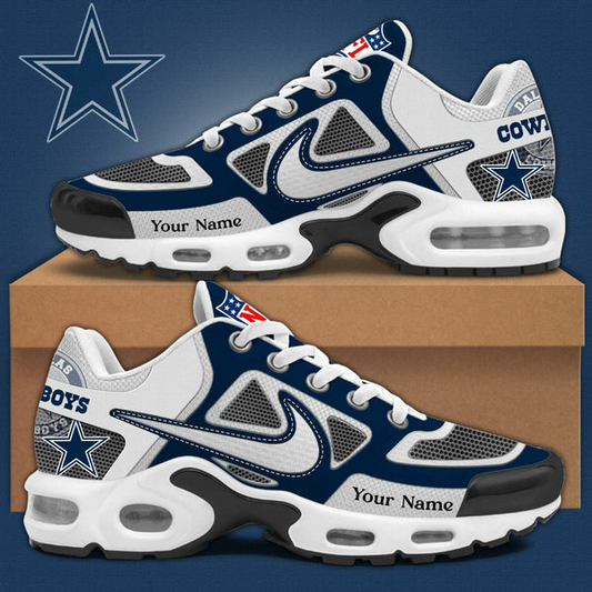 LIMITED EDITION - NEW CUSTOMIZED NFL21 DCB DALLAS COWBOYS UNISEX AIR MAX PLUS SNEAKERS