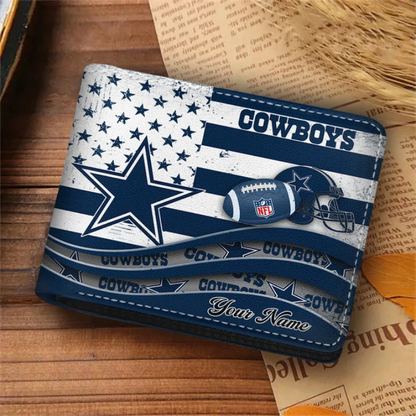 [SPECIAL OFFER] NEW CUSTOMIZED NFL21 DCB DALLAS COWBOYS LEATHER WALLET