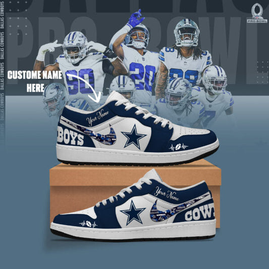 [SPECIAL OFFER] NEW CUSTOMIZED NFL21 DCB DALLAS COWBOYS AIR JORDAN LOW SHOES
