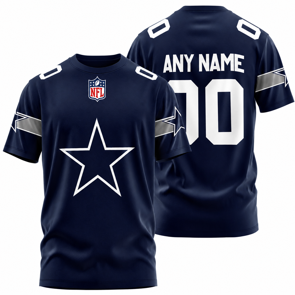 LIMITED EDITION - NEW CUSTOMIZED NFL21 DCB DALLAS COWBOYS T-SHIRT, POLO SHIRT, ZIP POLO SHIRT, SWEATSHIRT, HOODIE & ZIP HOODIE