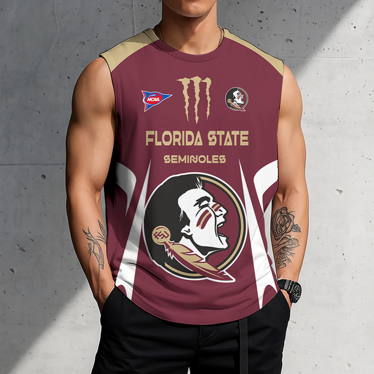 LIMITED DROP - NEW CUSTOMIZED | NCAA FBS21 FLS FL SEMINOLES MEN'S GYM SHIRT