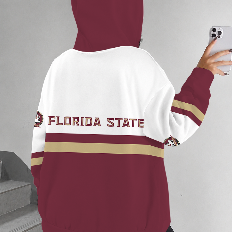 [FAN FAVORITE] NEW CUSTOMIZED NCAA FBS21 FLS FLORIDA STATE SEMINOLES ZIP HOODIE