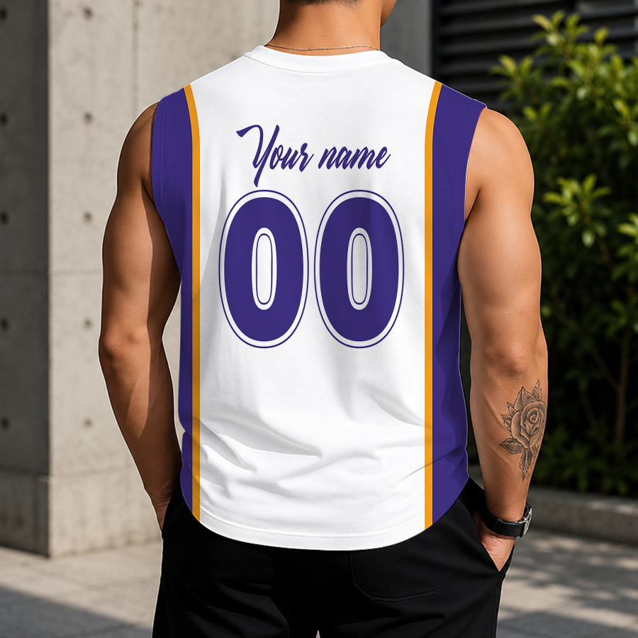[HOT DEAL] NEW CUSTOMIZED NBA21 PSU PHOENIX SUNS TANK TOP